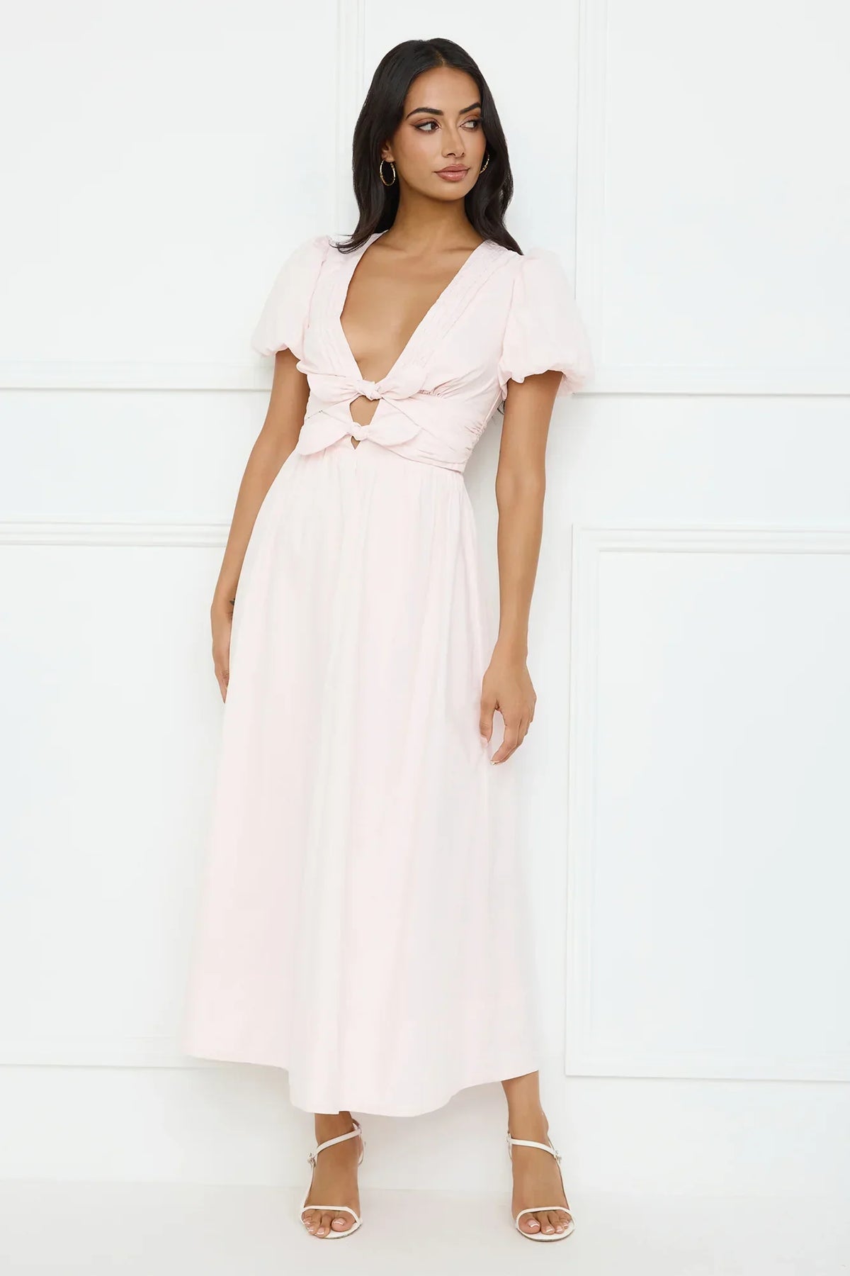 Peach Fizz Maxi Dress Pink