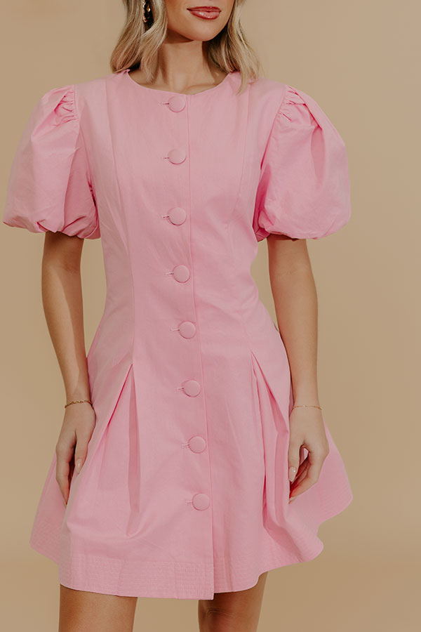 Modern Muse Button Down Mini Dress