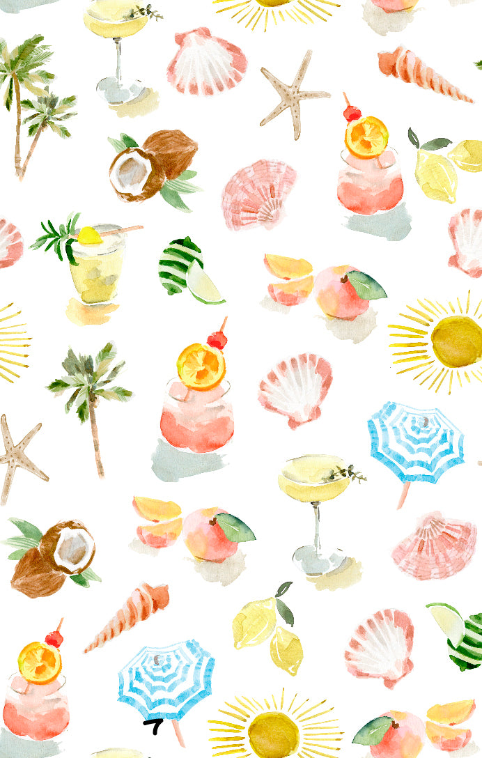 Oasis Mini Dress ~ Seaside Treasures Scallop