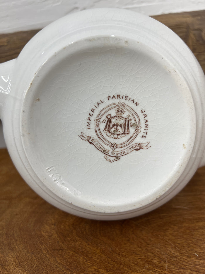 Antique Elsmore + Forster Ironstone Coffee Pot