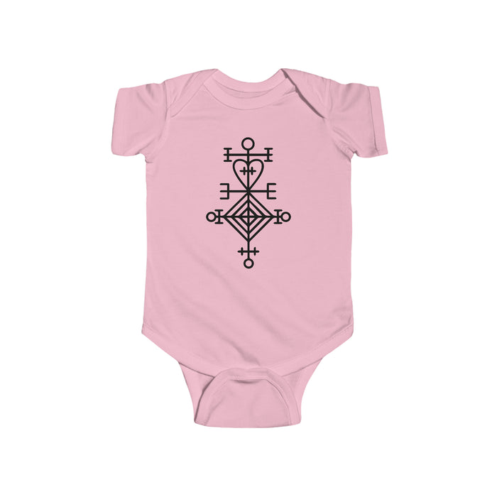Ástarstafur Icelandic Love Stave Baby Bodysuit