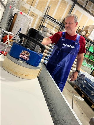 Blue Double Layer Apron-Weha-Atlas Preservation