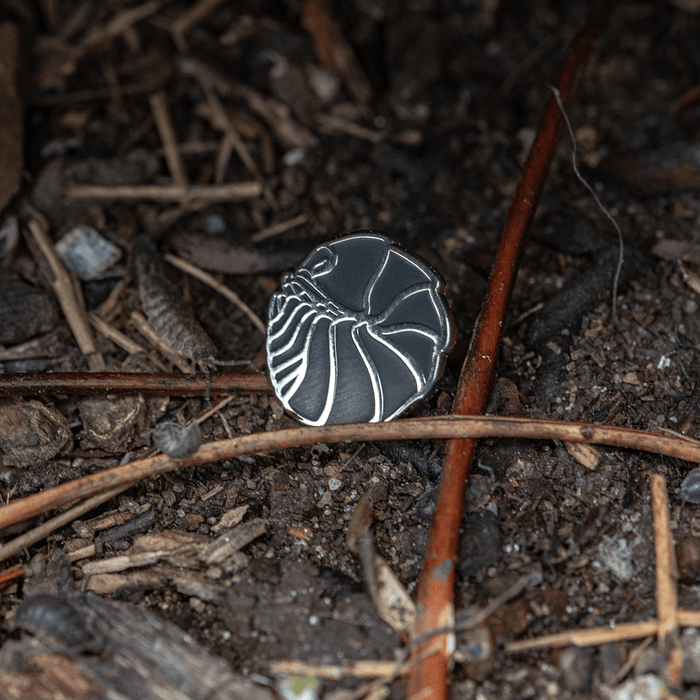 Common Pill-bug Enamel Pin by The Roving House