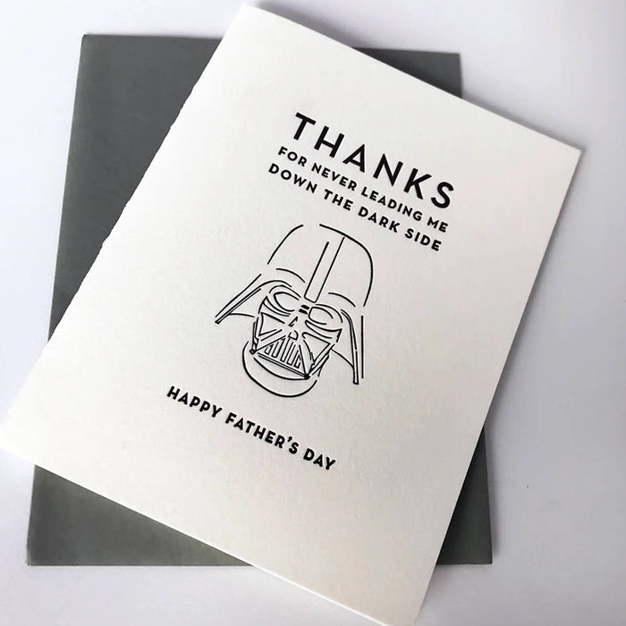 Dark Side Darth Vader Father's Day Card