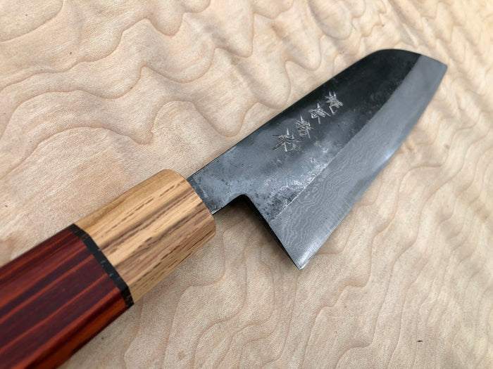 Kajiwara Ao 2 KU Damascus Santoku 165mm