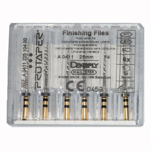 Maillefer Rotary ProTaper Universal Engine Niti Files 25 Mm F4 6pk