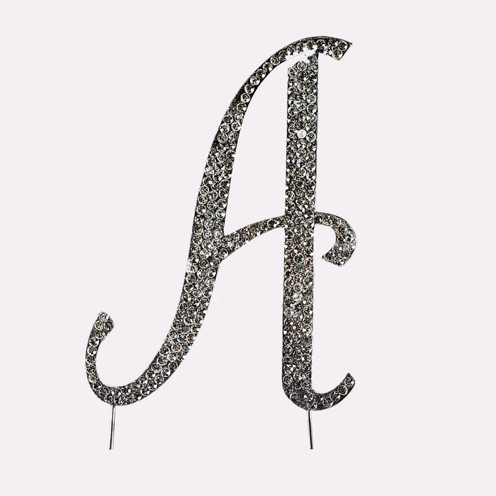 Rhinestone Initial Cake Topper | Large - RSVP Style