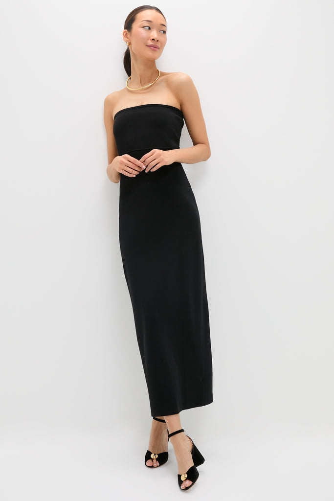 Black Strapless Joelle Dress
