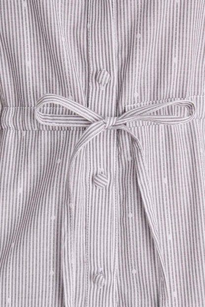 James Stripe Lucy 4 Basque Sleeveless Dress
