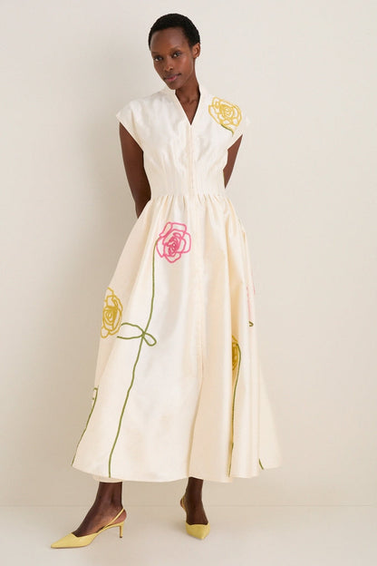 Ivory Selene Maxi Dress
