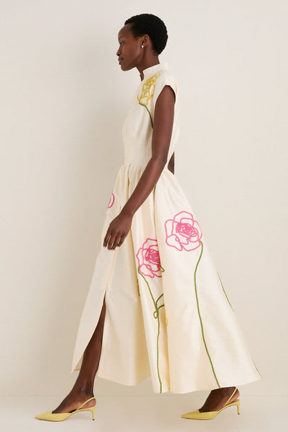 Ivory Selene Maxi Dress