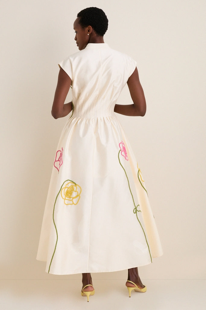 Ivory Selene Maxi Dress