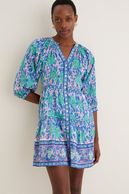 Green Navy Clara Mini Dress