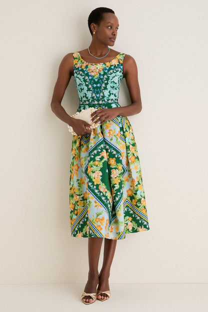 Bellis Wreath Martine-C Midi Dress