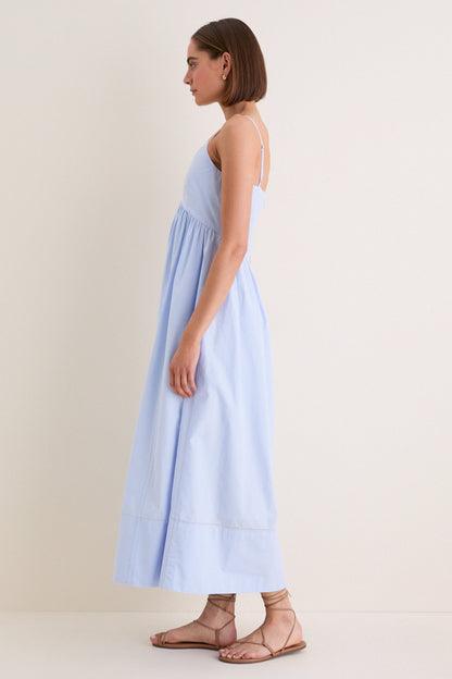 French Blue Peninsula Dress