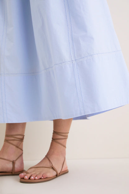 French Blue Peninsula Dress