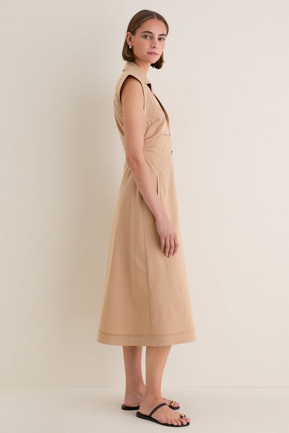 Khaki Orla Dress