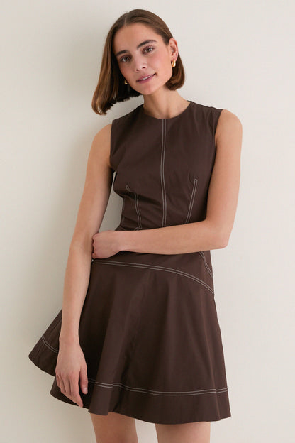 Dark Mocha Mini Karrigan Dress