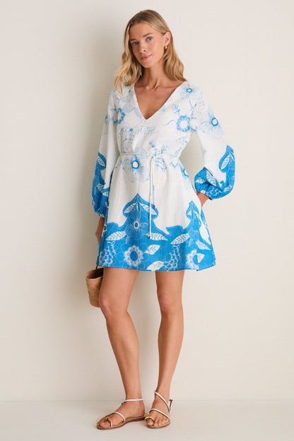Celestia Print Noemie Mini Dress