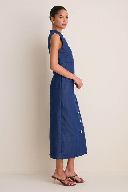 Blue Laetitia Denim Dress