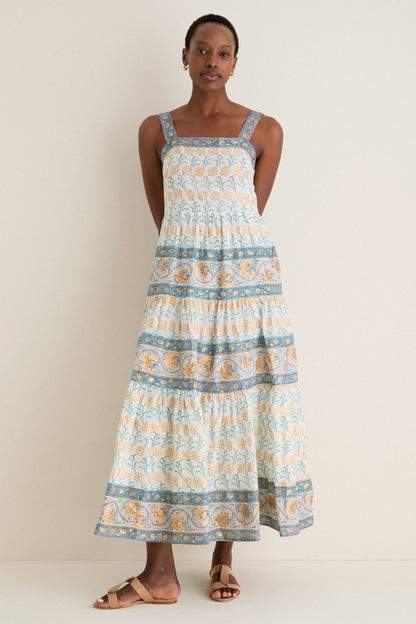 Geneva Green Strappy Maxi Dress