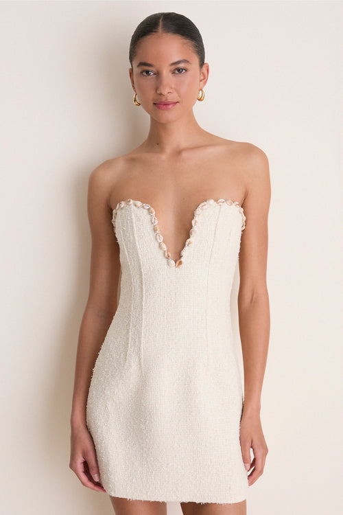 Ecru Rhia Mini Dress