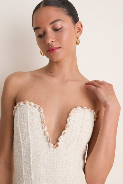 Ecru Rhia Mini Dress