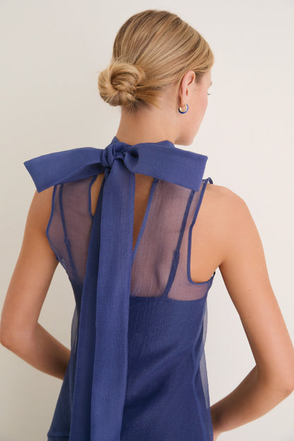 Navy Auden Dress