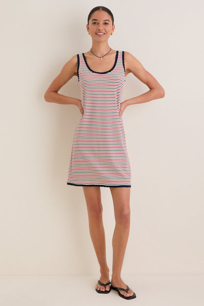 Fairgrounds Stripe Knit Lowe Mini Dress
