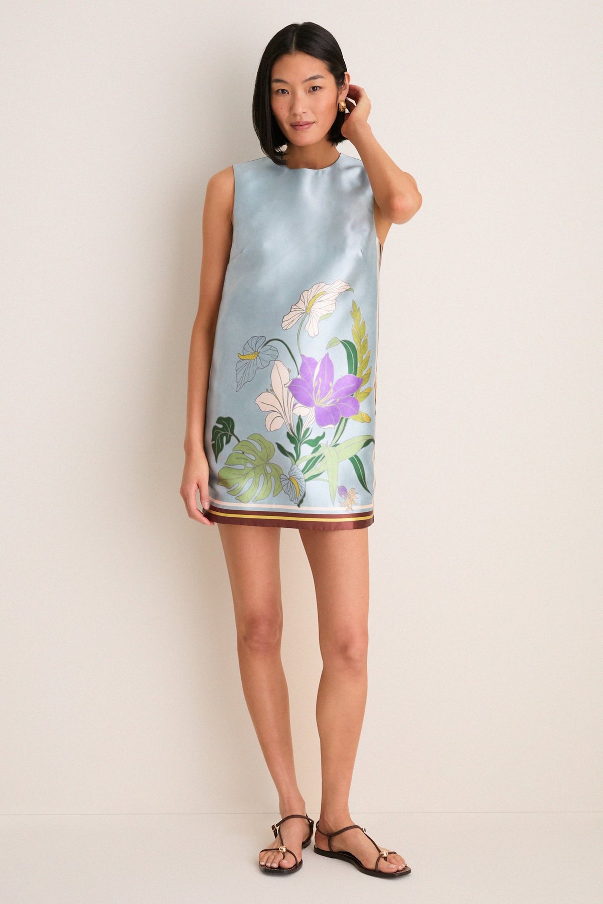 Ice Blue Alfie Mini Dress