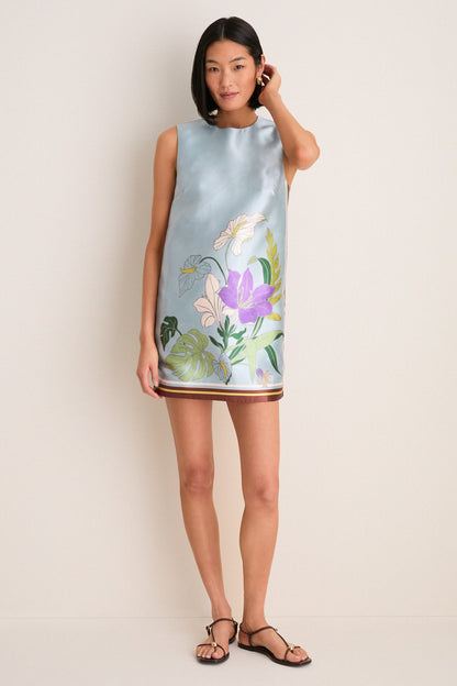 Ice Blue Alfie Mini Dress