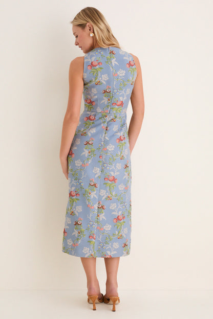 Trellis Bloom Jacquard Manon Dress