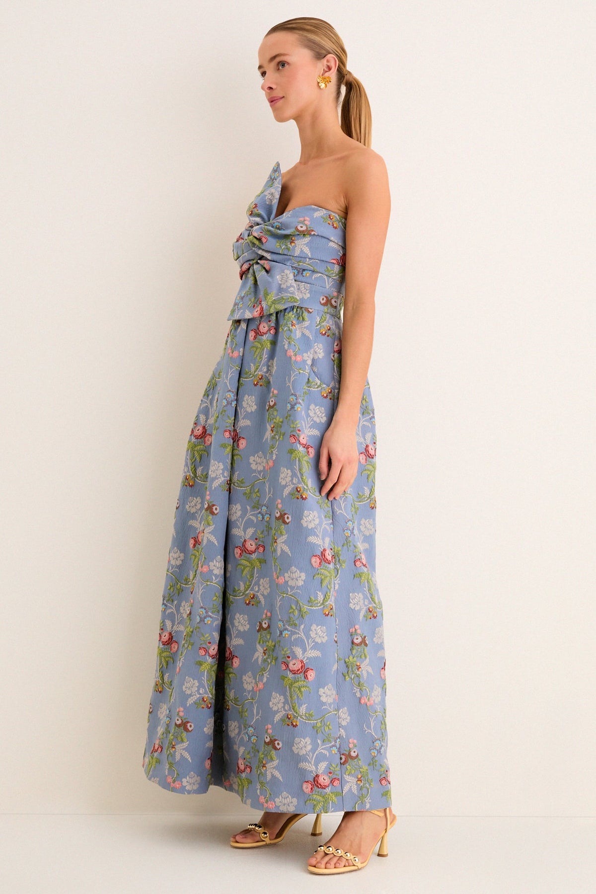 Trellis Bloom Jacquard Kathleen Gown