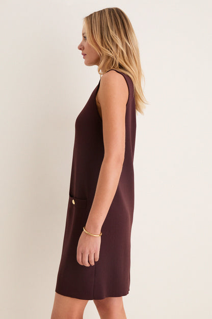 Chocolate Knit Malley Dress