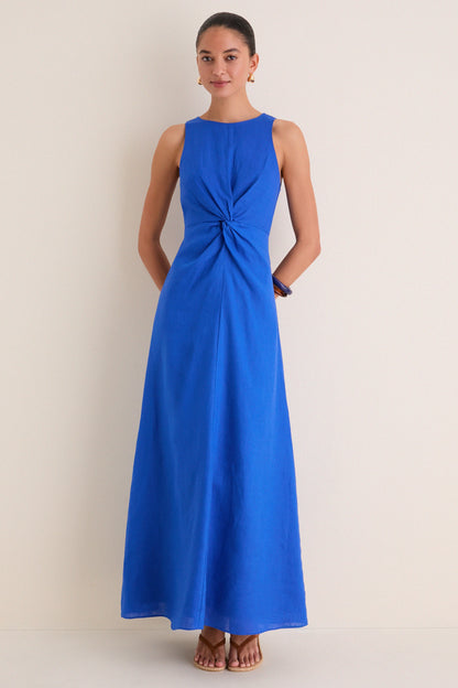 Cobalt Blue Vivian Maxi Dress
