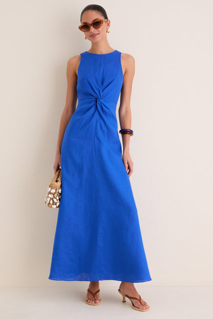 Cobalt Blue Vivian Maxi Dress