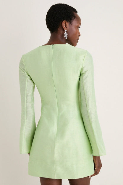 Juniper Green Suzanne Applique Mini Dress