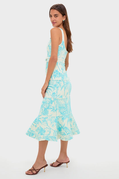 Verde Palm Kayleen Midi Dress