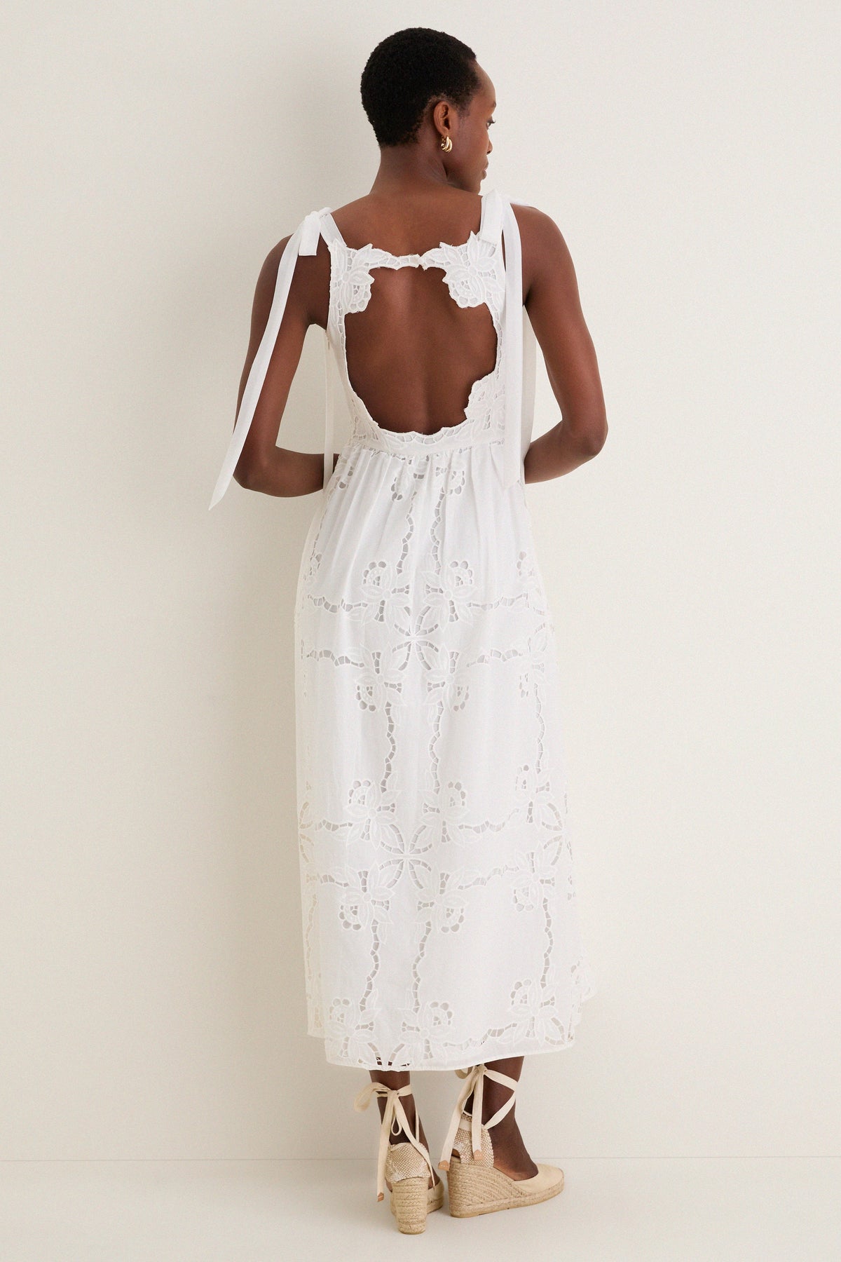 White April Midi Dress