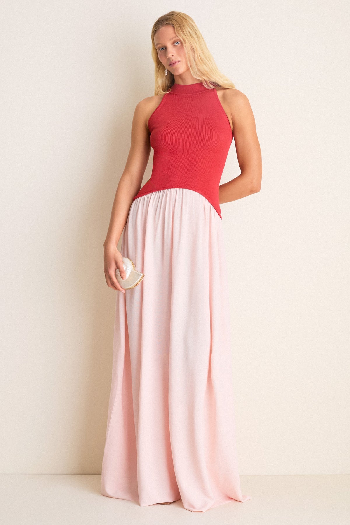Rooftop Red Isola Maxi Dress