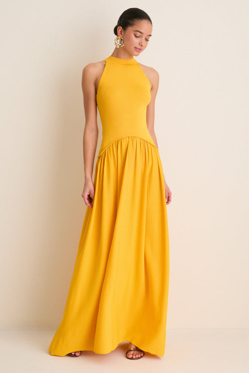 Pineapple Isola Maxi Dress