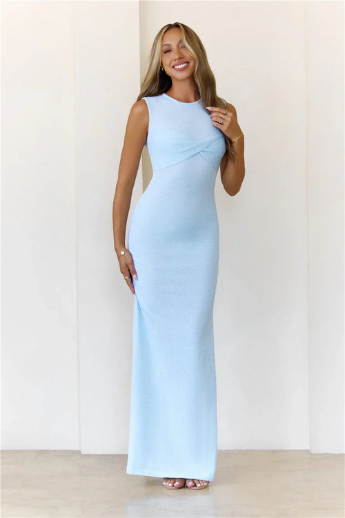 Island Soul Maxi Dress Blue