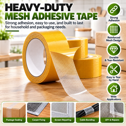 UltraGrip Double-Sided Mounting Tape – Heavy Duty Mesh Adhesive Tape for Home, Office & DIY Projects