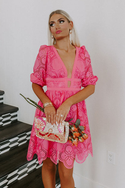 Remarkable Days Mini Dress in Pink