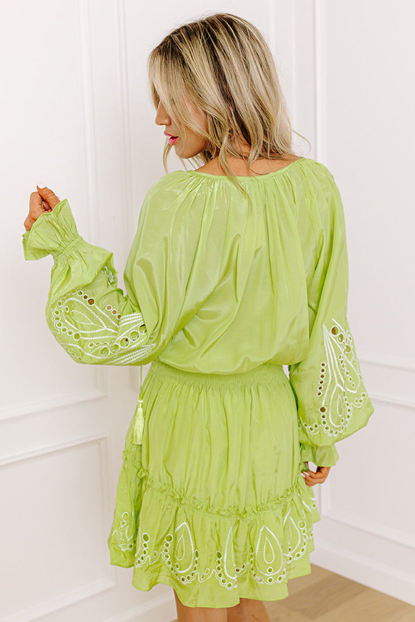 Key West Cutie Eyelet Mini Dress