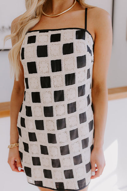 Boho Lifestyle Crochet Mini Dress