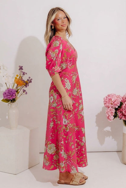 Chateau Brunch Floral Maxi Dress