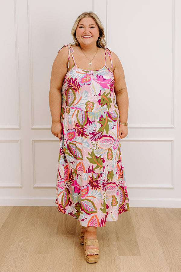 Tropical Dreams Midi Dress Curves