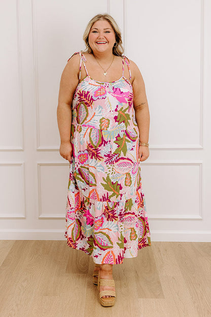 Tropical Dreams Midi Dress Curves