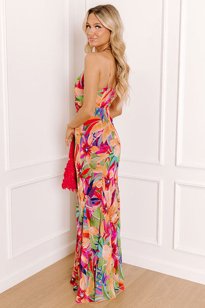 Cosmos And Chit Chat Floral Maxi Dress